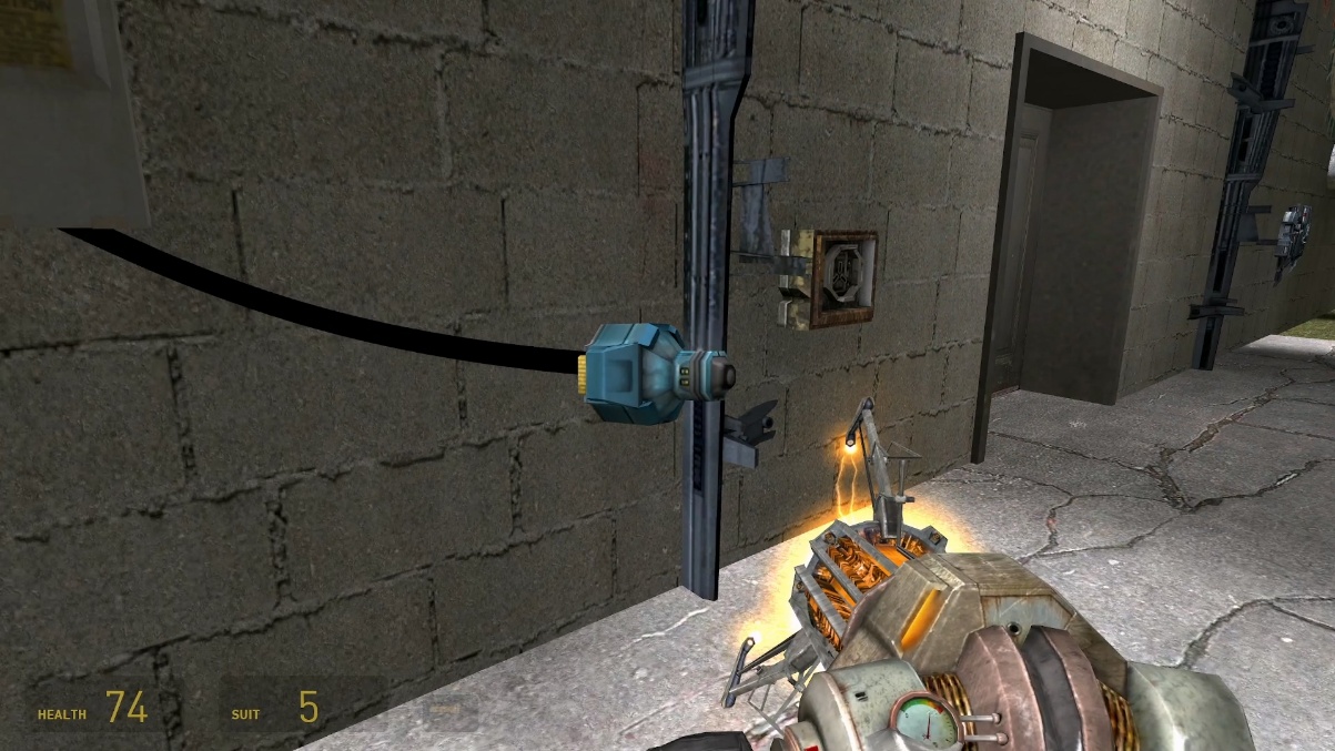 Pit Stop power plug opening a door